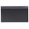 Dacasso Black Leather Top-Rail Desk Pad/Desk Protector, 34" X 20" PR-1021 - alternate 1